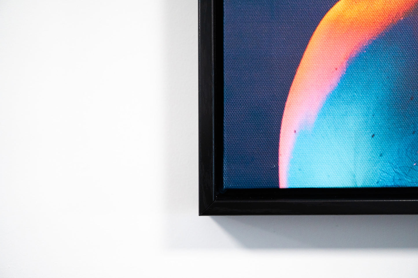 Neon Ascension – Framed Contemporary Portrait in Color-Charged Light