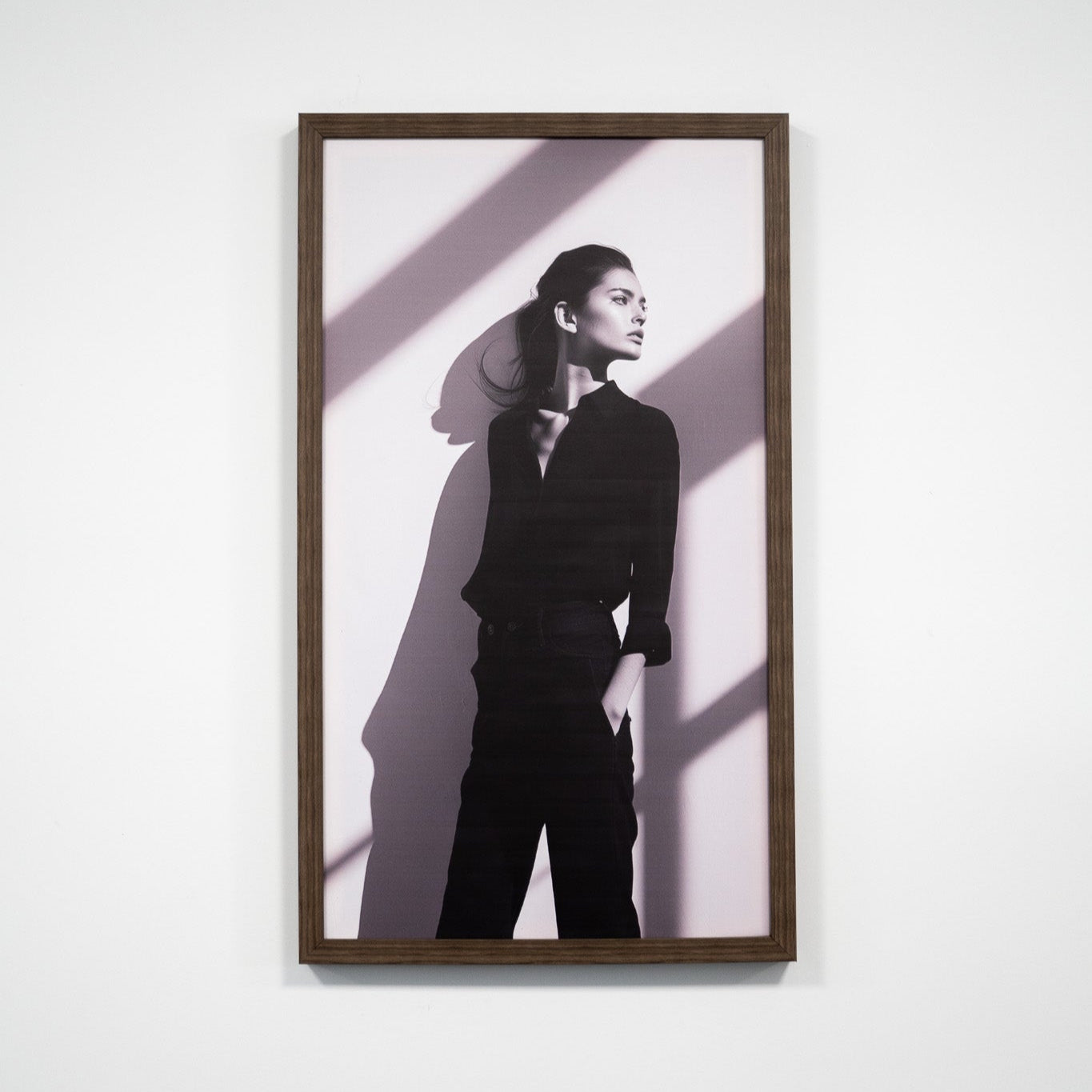 Monochrome Muse – Framed Black & White Fashion Photography Print