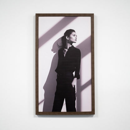 Monochrome Muse – Framed Black & White Fashion Photography Print